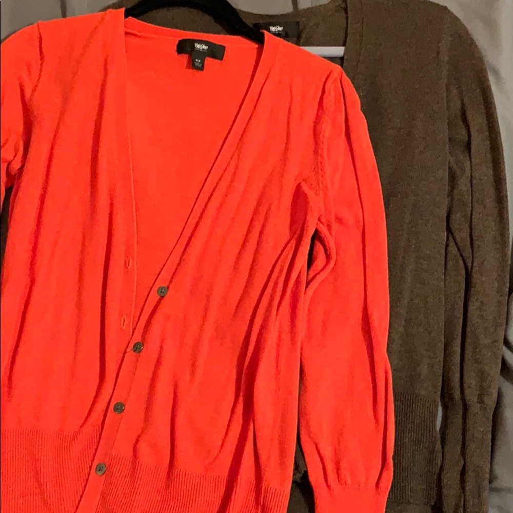 Two button down cardigans